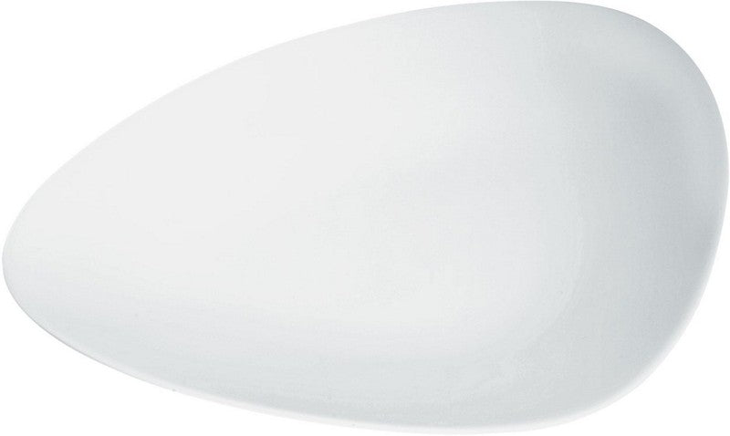 Alessi Colombina ontbijtbord, wit, organische vorm
