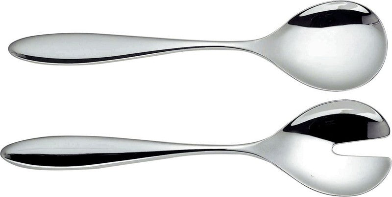 Alessi Mami salad servers, stainless steel, length 26 cm