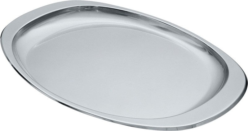 Alessi Avio dienblad, ovaal, in roestvrij staal, 46x32 cm