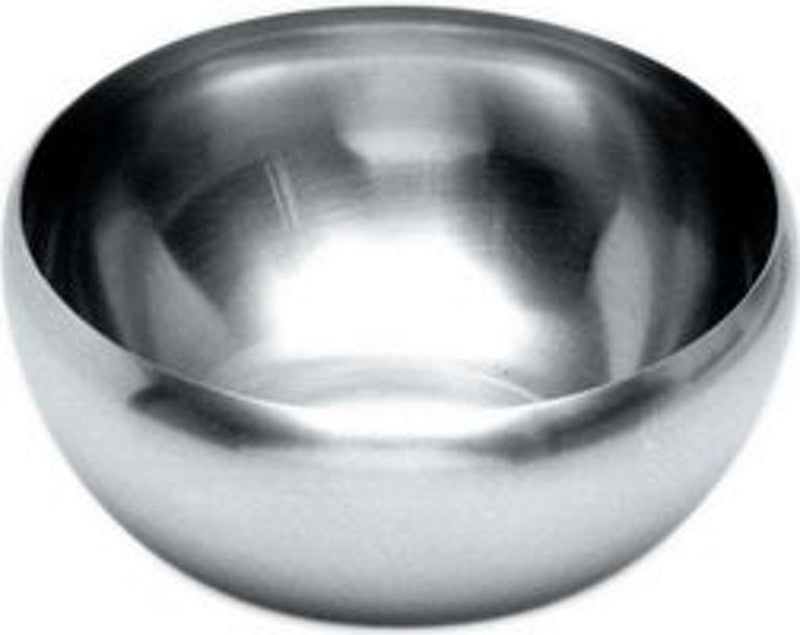 Alessi kleine kom in mat roestvrij staal, diameter 10 cm