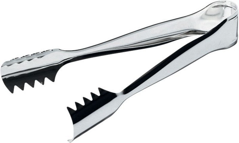 IJsblokjestang van Alessi in gepolijst rvs, diameter 16 cm