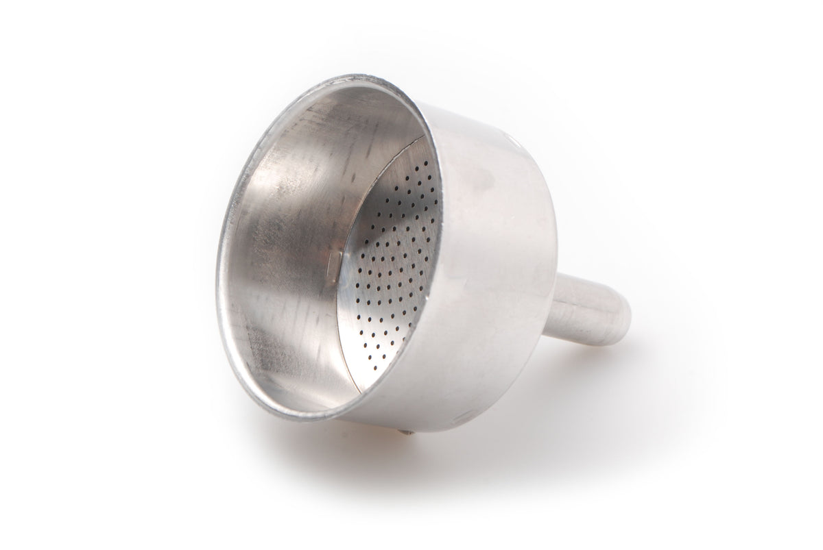 Alessi filtertrechter, onderdeel voor RS09, in aluminium