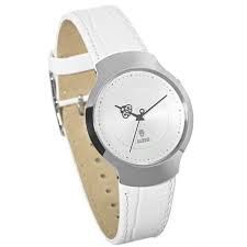 Alessi bandje AL27021, wit leer