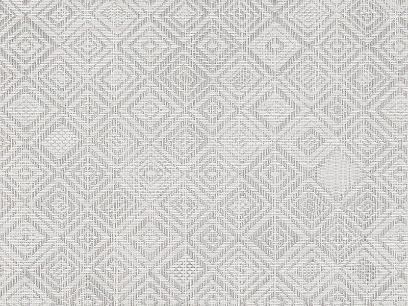 Beautiful Chilewich placemat in grey, close-up of the diamond pattern