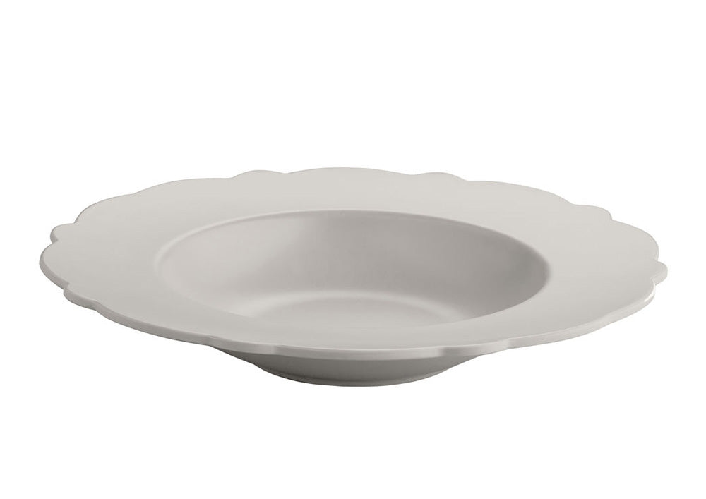 Alessi soepbord, nieuwe serie Dressed En Plein Air, ontwerp Marcel Wanders, wit, ø23,3 cm