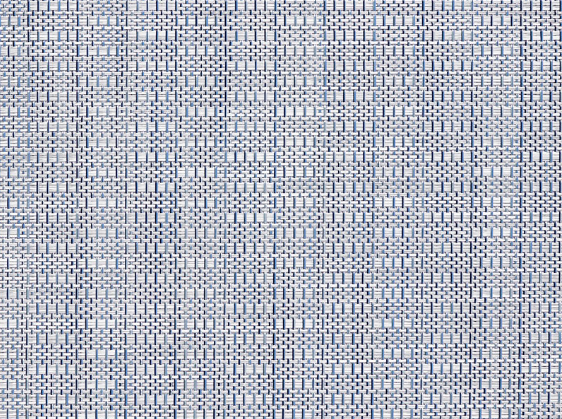 Detail van de nieuwe geweven textuur van de Chilewich Thatch Rain placemat