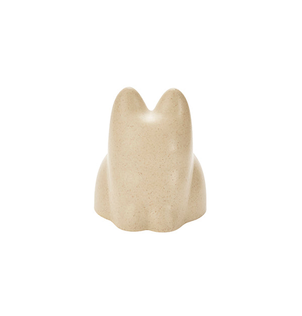 Kleine Koneko bakvorm in kattenvorm, beige, vooraanzicht
