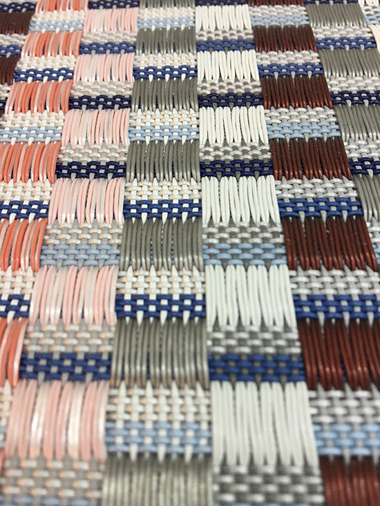 Detail of weave, Chilewich Heddle placemat, design Sandy Chilewich