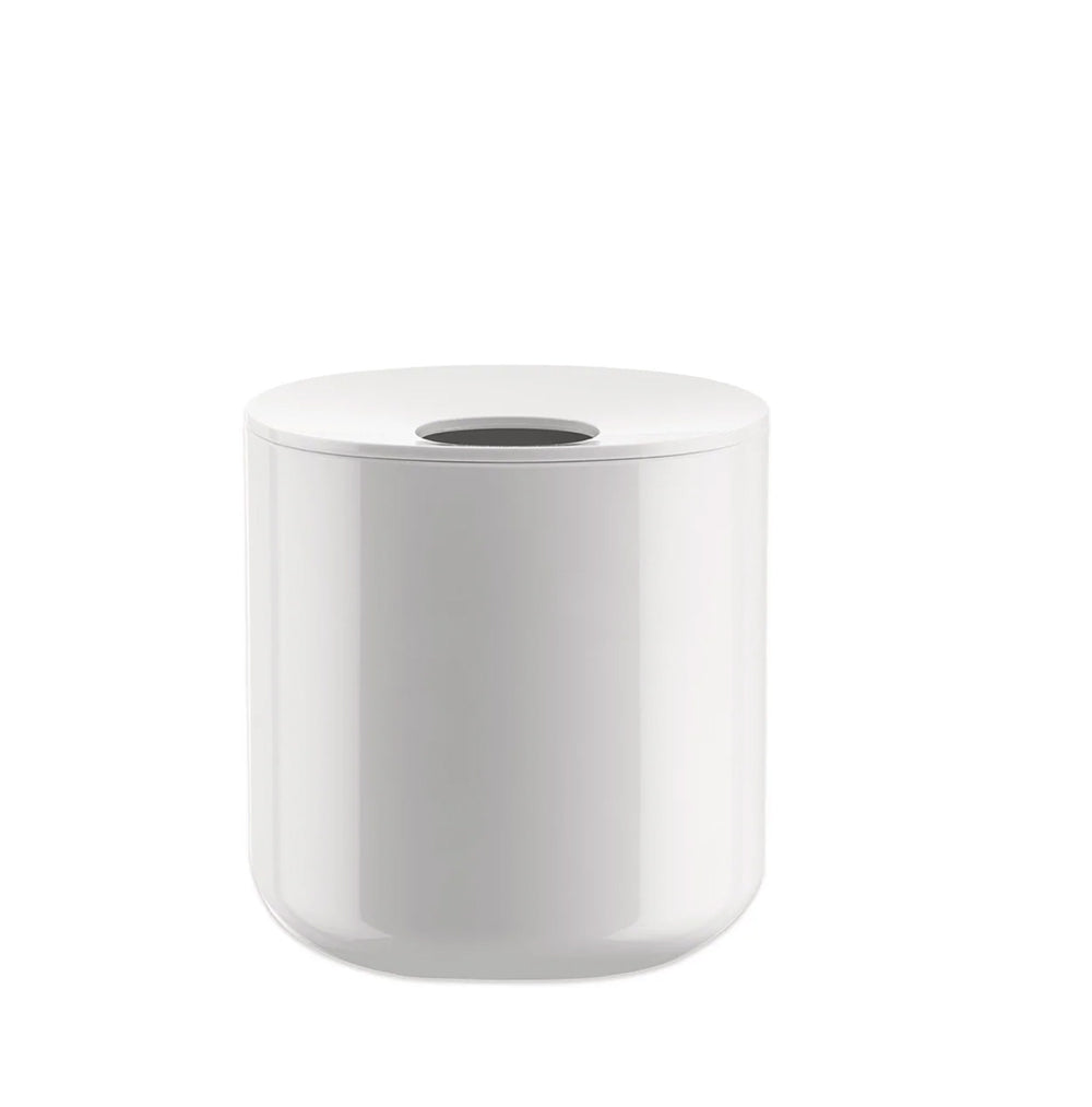 Alessi BIRILLO tissuehouder voor badkamer, wit, vrijstaand model
