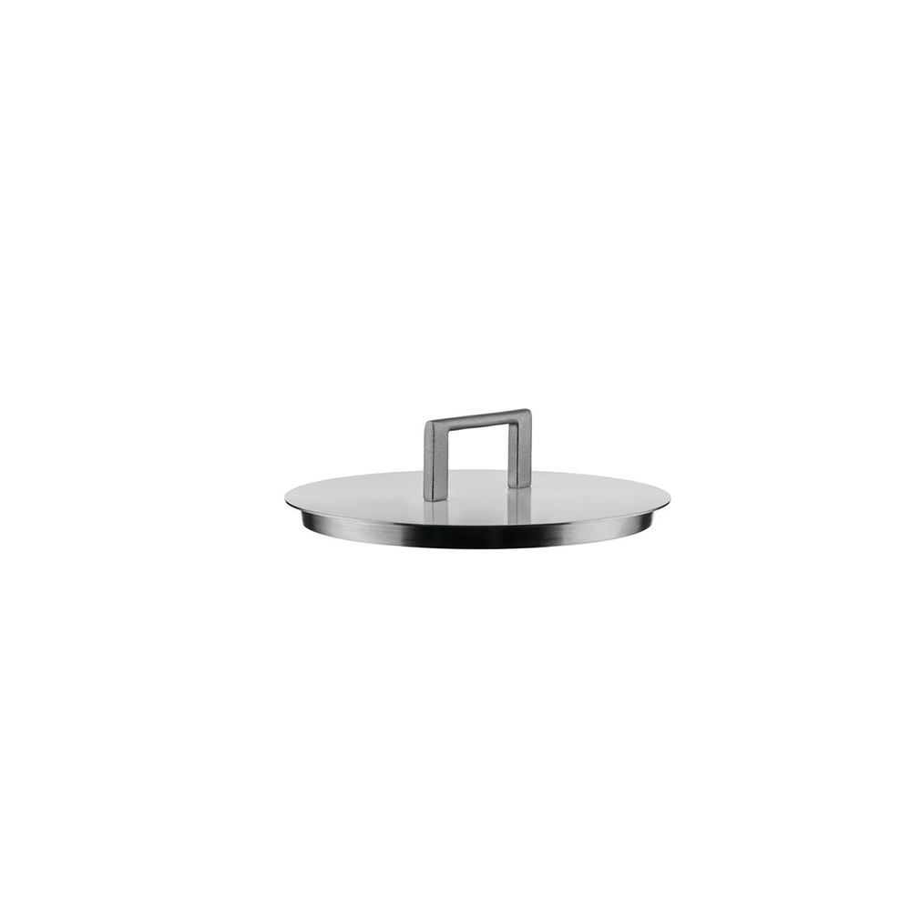 Deksel 16 cm voor Alessi Convivio pannenset, mat gesatineerd rvs