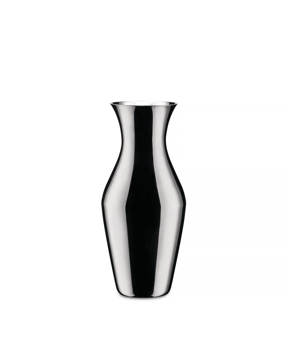 Kuru Kuru karaf van Alessi, ontwerp Naoto Fukasawa, klassiek gevormd voor water of wijn, in rvs