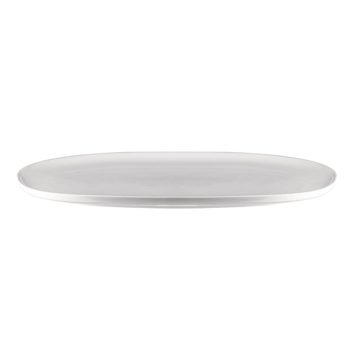 Itsumo dinner plate by Alessi, design Naoto Fukasawa, side view