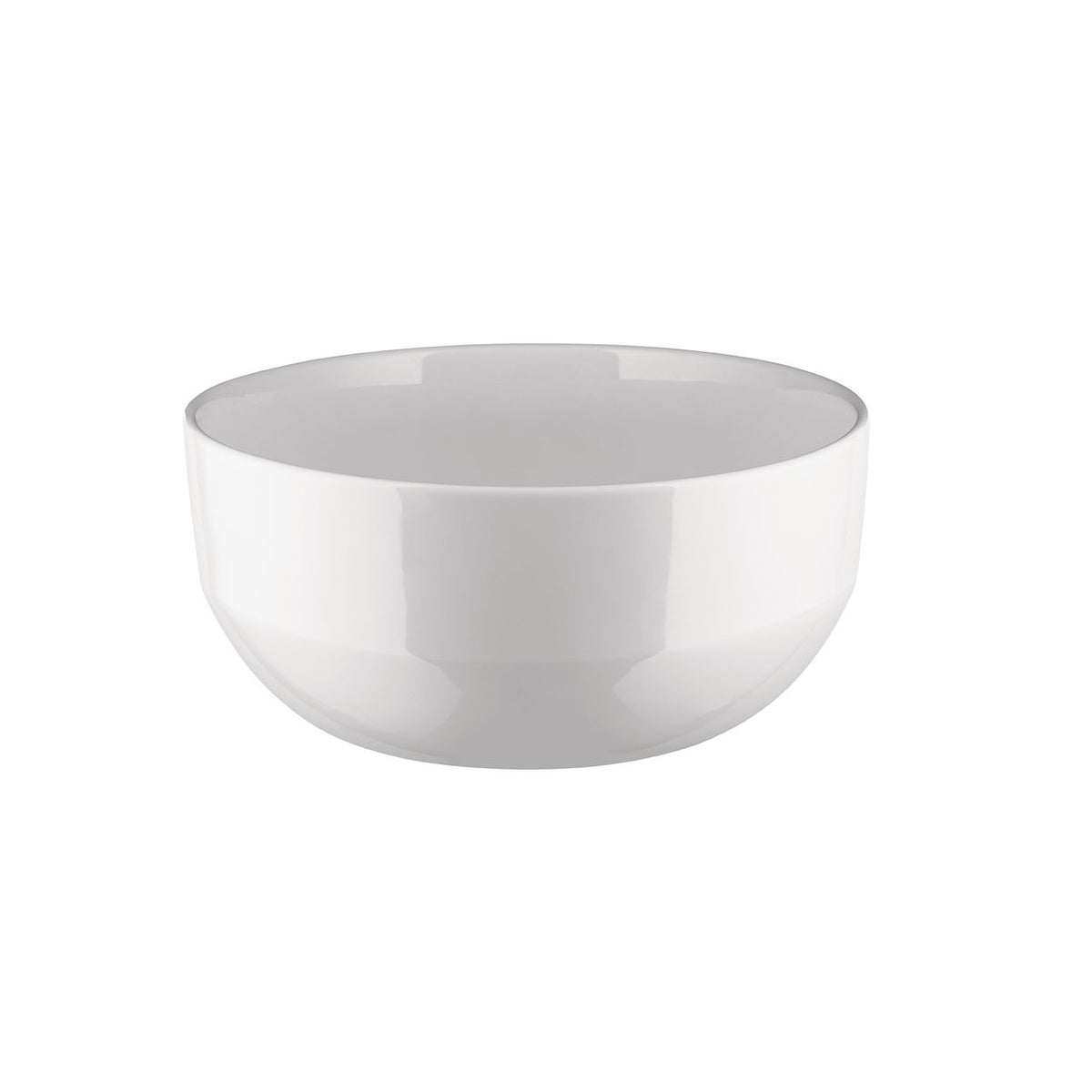 Alessi Itsumo kleine salade schaal in wit porselein, Naoto Fukasawa