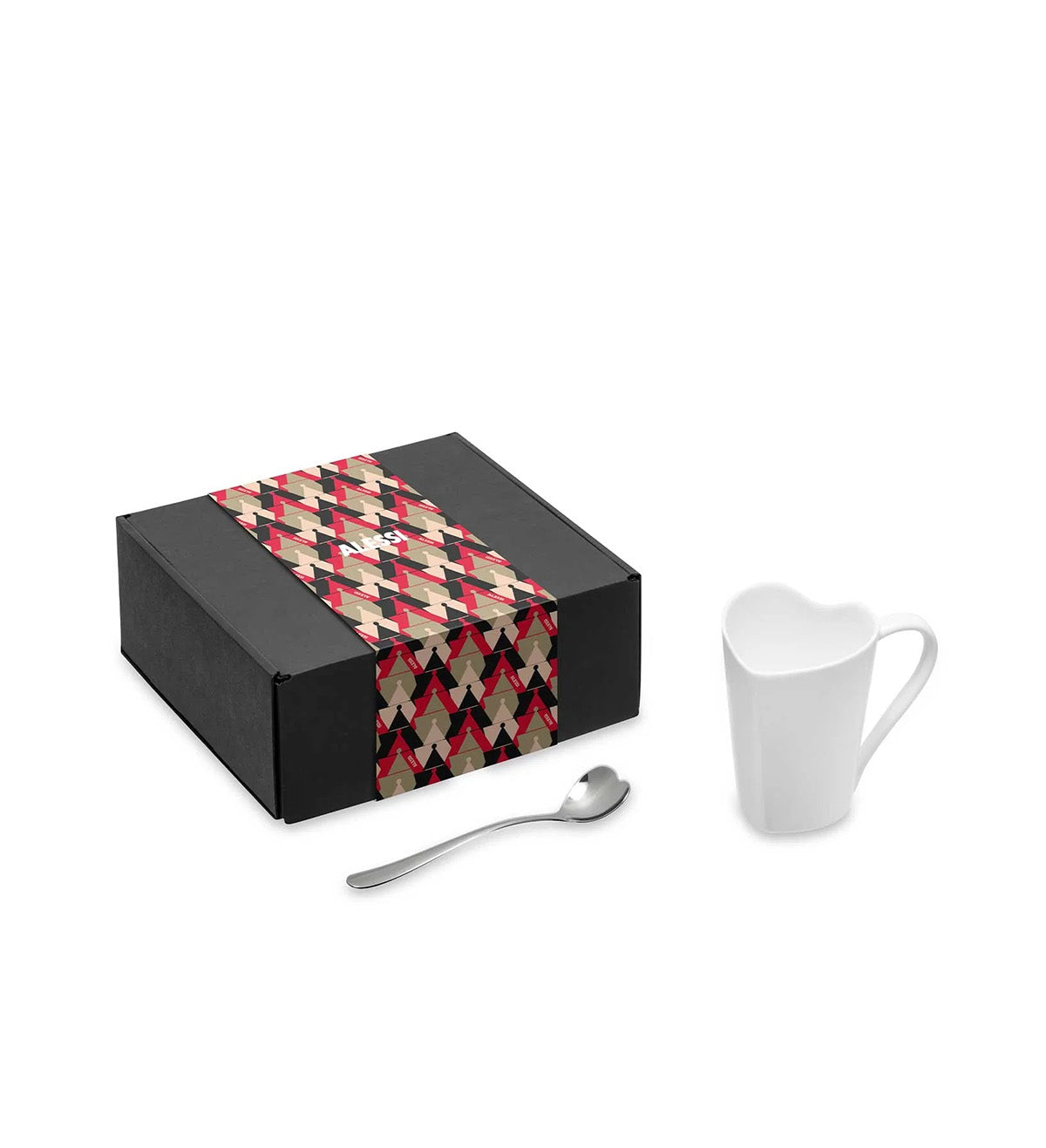 Alessi speciale giftset met mok met hart, lepel en doos, ontwerp Miriam Mirri