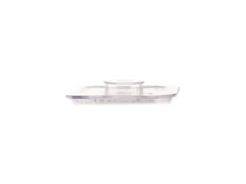 Alessi plissé separate lid for blender, glass, side view