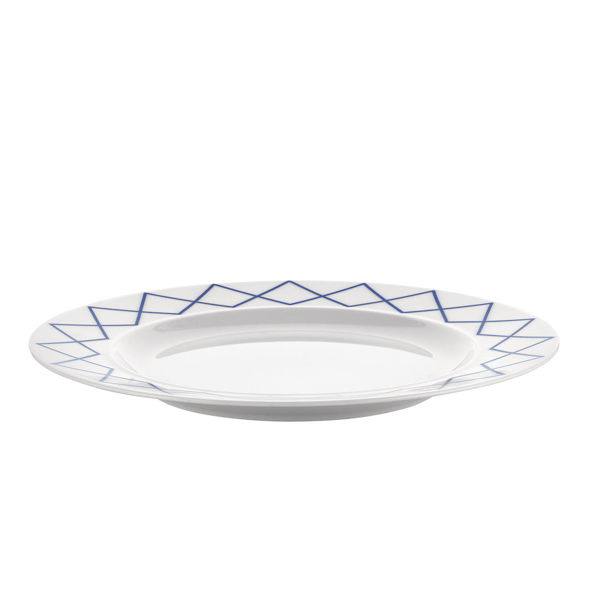 Alessi diner bord My Beautiful China, zijaanzicht van de brede rand