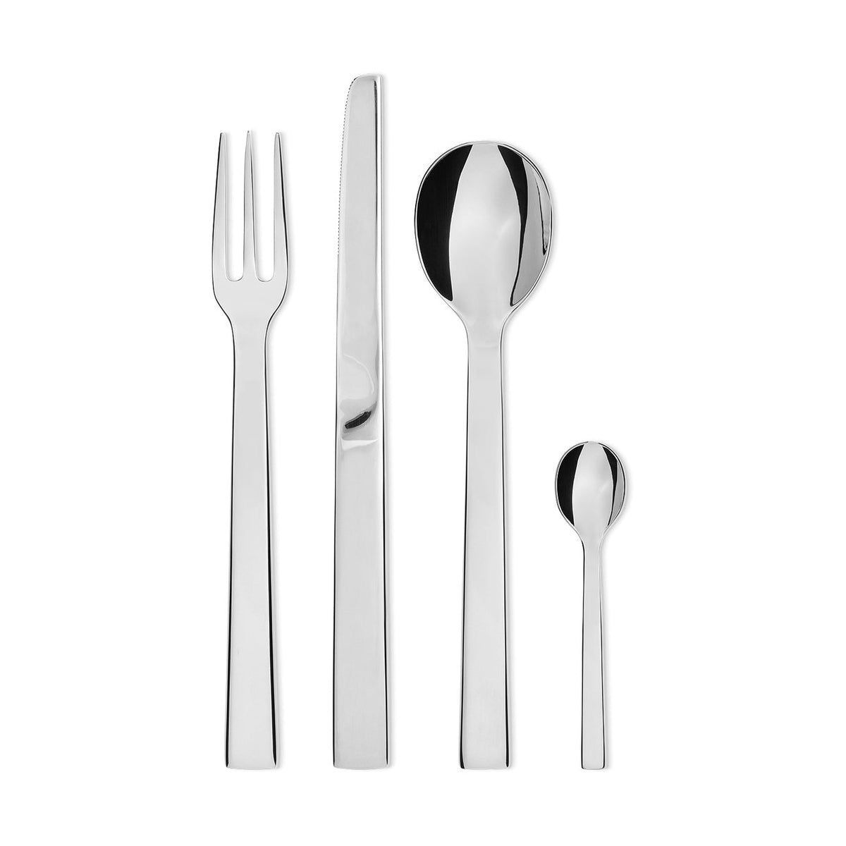 Alessi Santiago bestekset van David Chipperfield, verpakking met vork