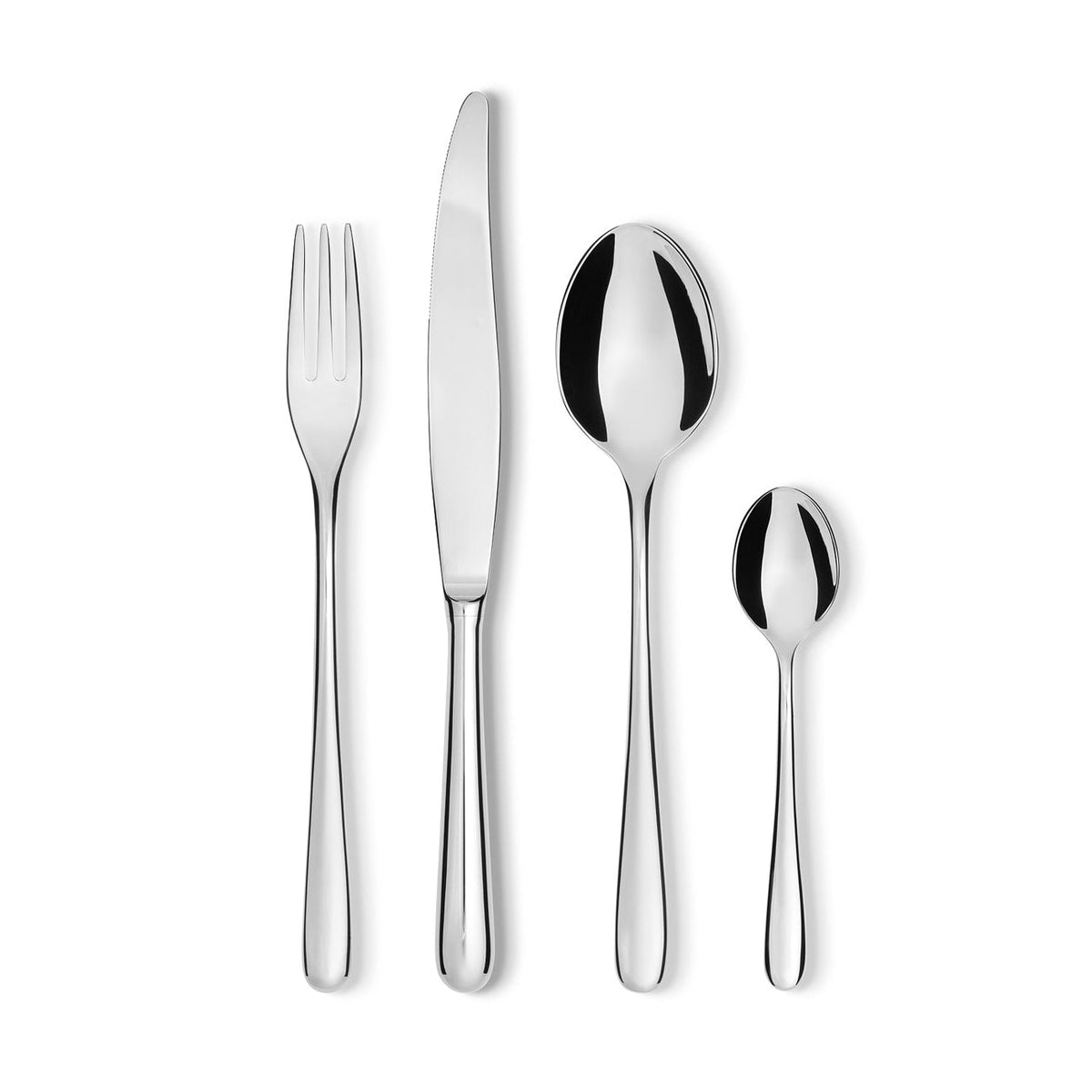 Alessi Caccia holheft, verpakking met drietandsvork, set van 24 delen