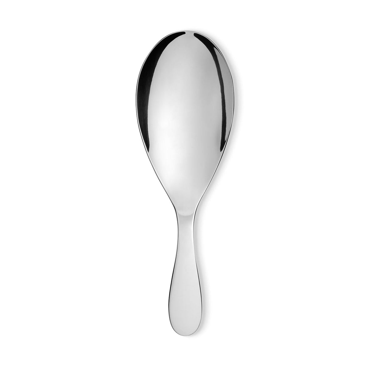 Alessi Eat.it serveerlepel voor risotto met grote kom, ontwerp Wiel Arets