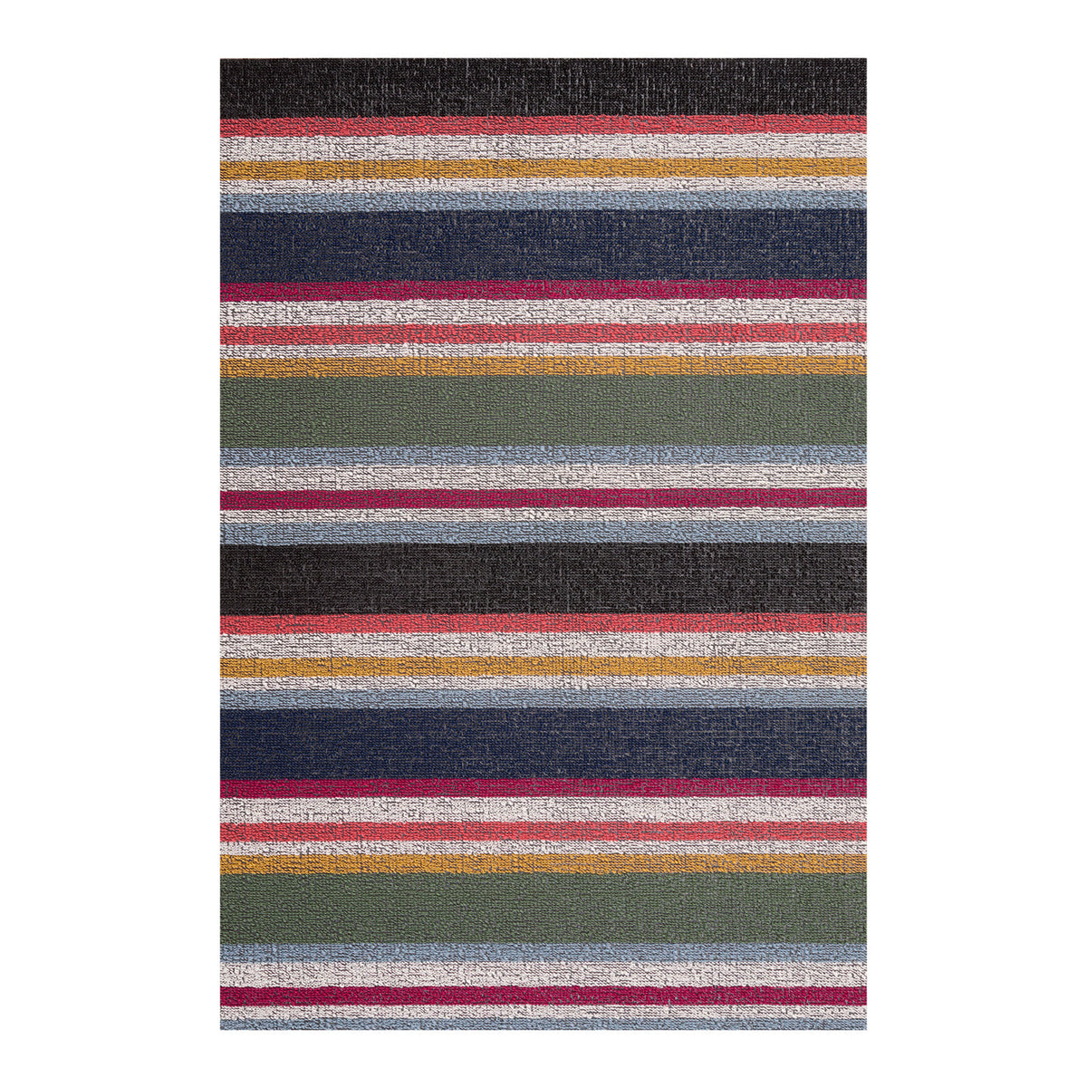 Chilewich Shuffle Stripe Petunia als utility mat van 61 x 91 cm