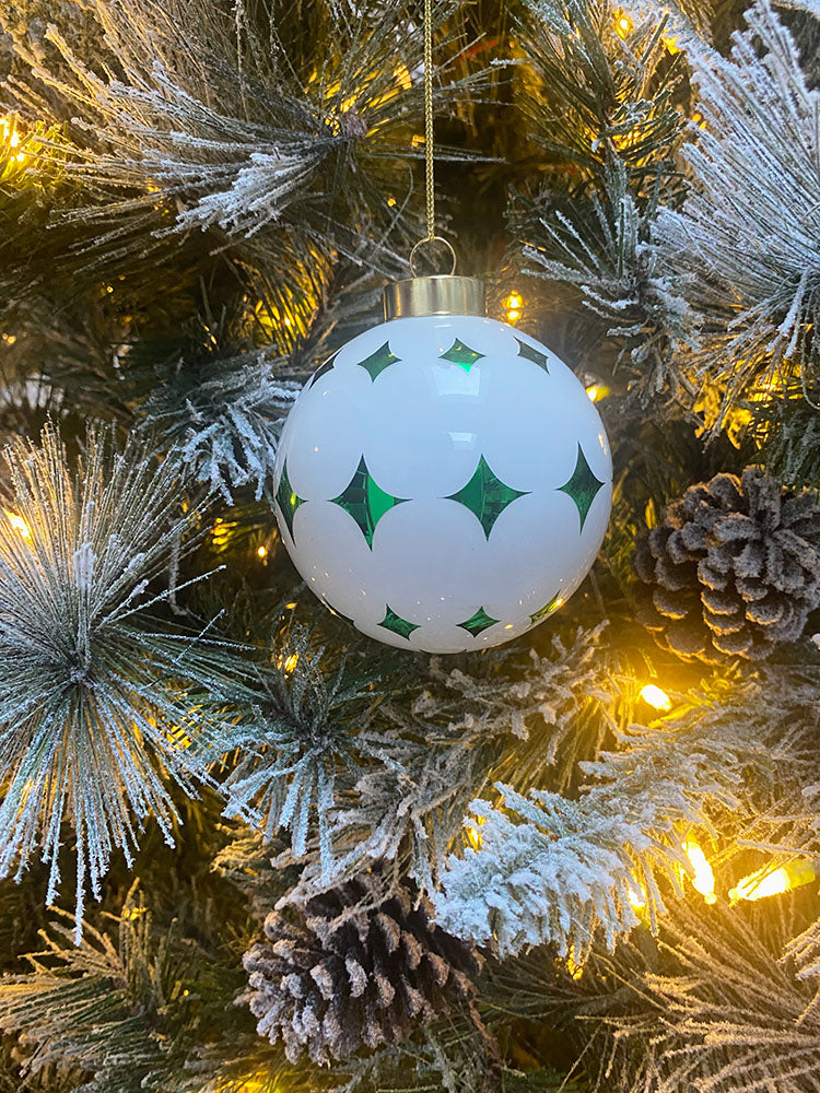Delight Christmas Bauble 5 Green