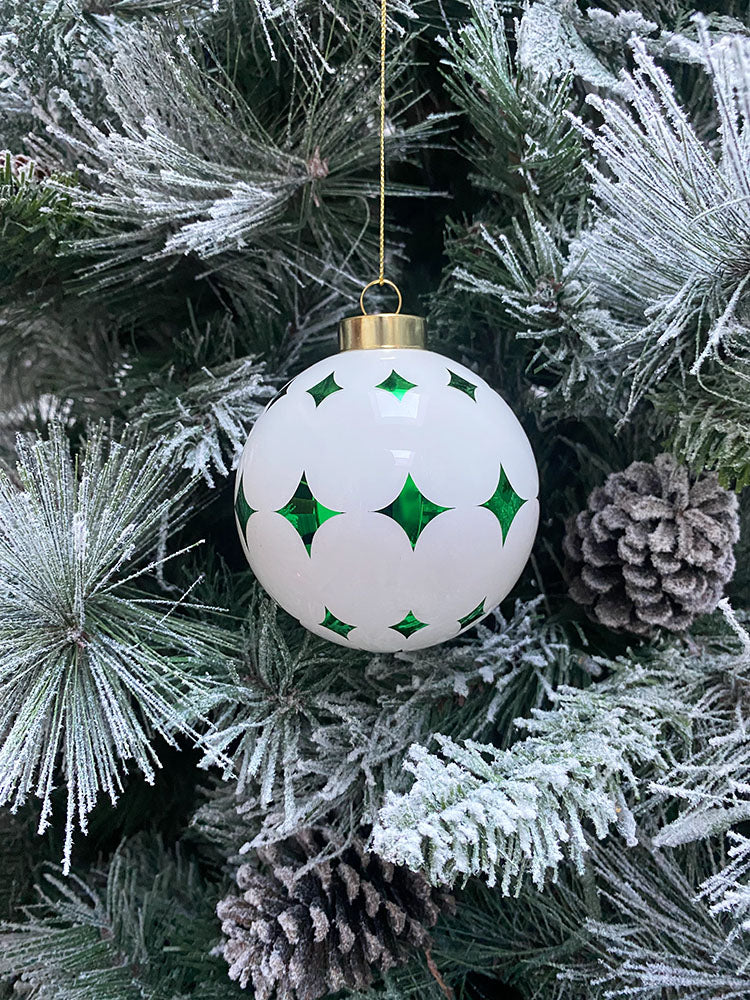 Delight Christmas Bauble 5 Green