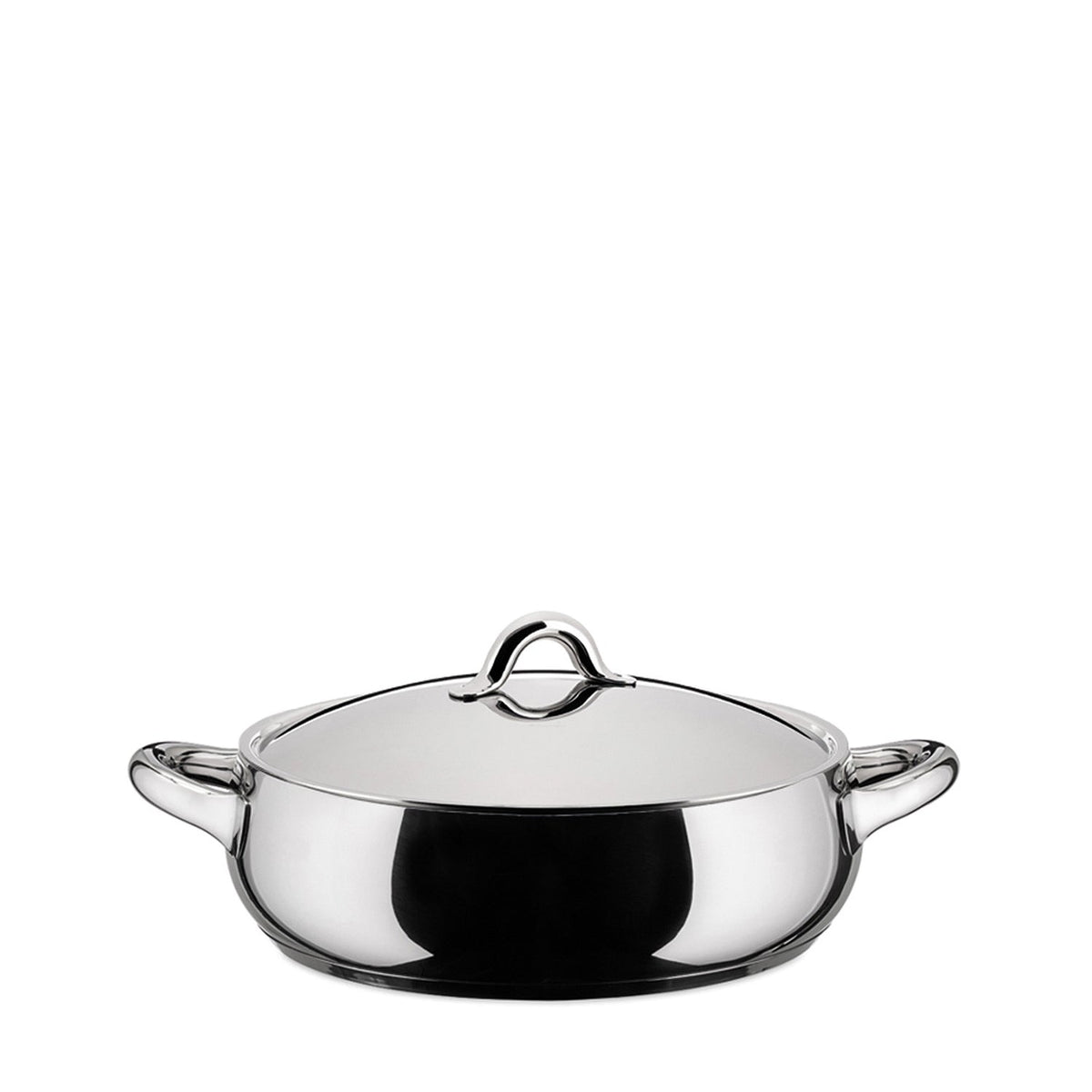 Alessi Lage kookpan 28 cm met deksel Mami SG102/28 C