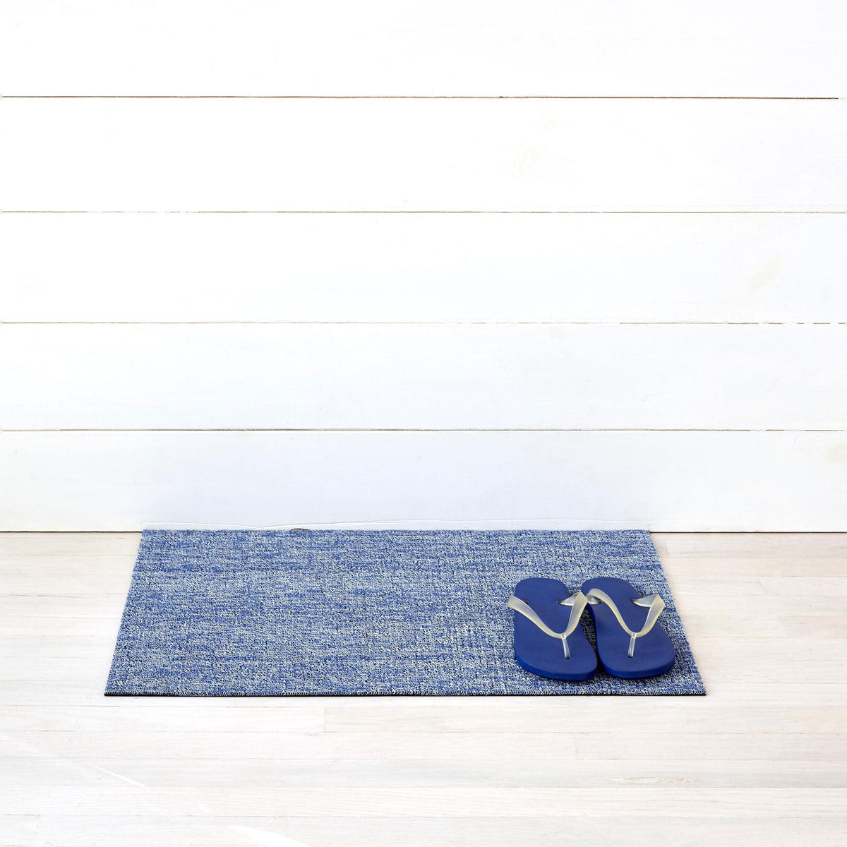 Chilewich Heathered Cornflower als deurmat van 46 x 71 cm
