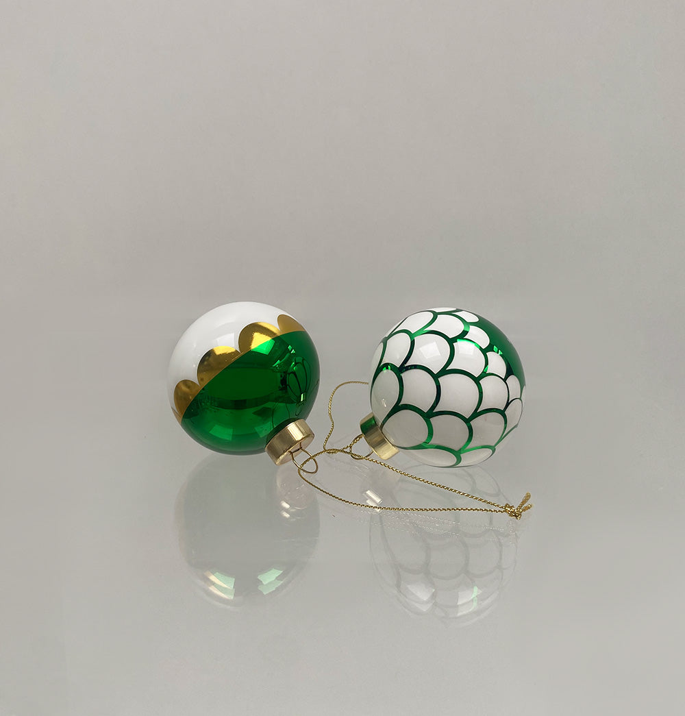Delight Kerstballen Set 4 Groen