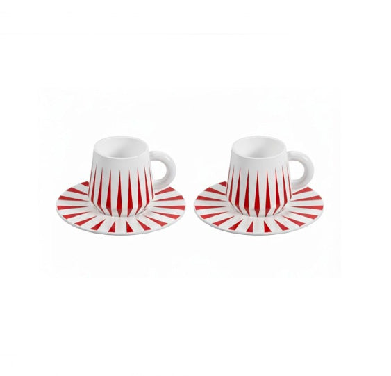 Delight Espressokopjes Rood (set van 2)