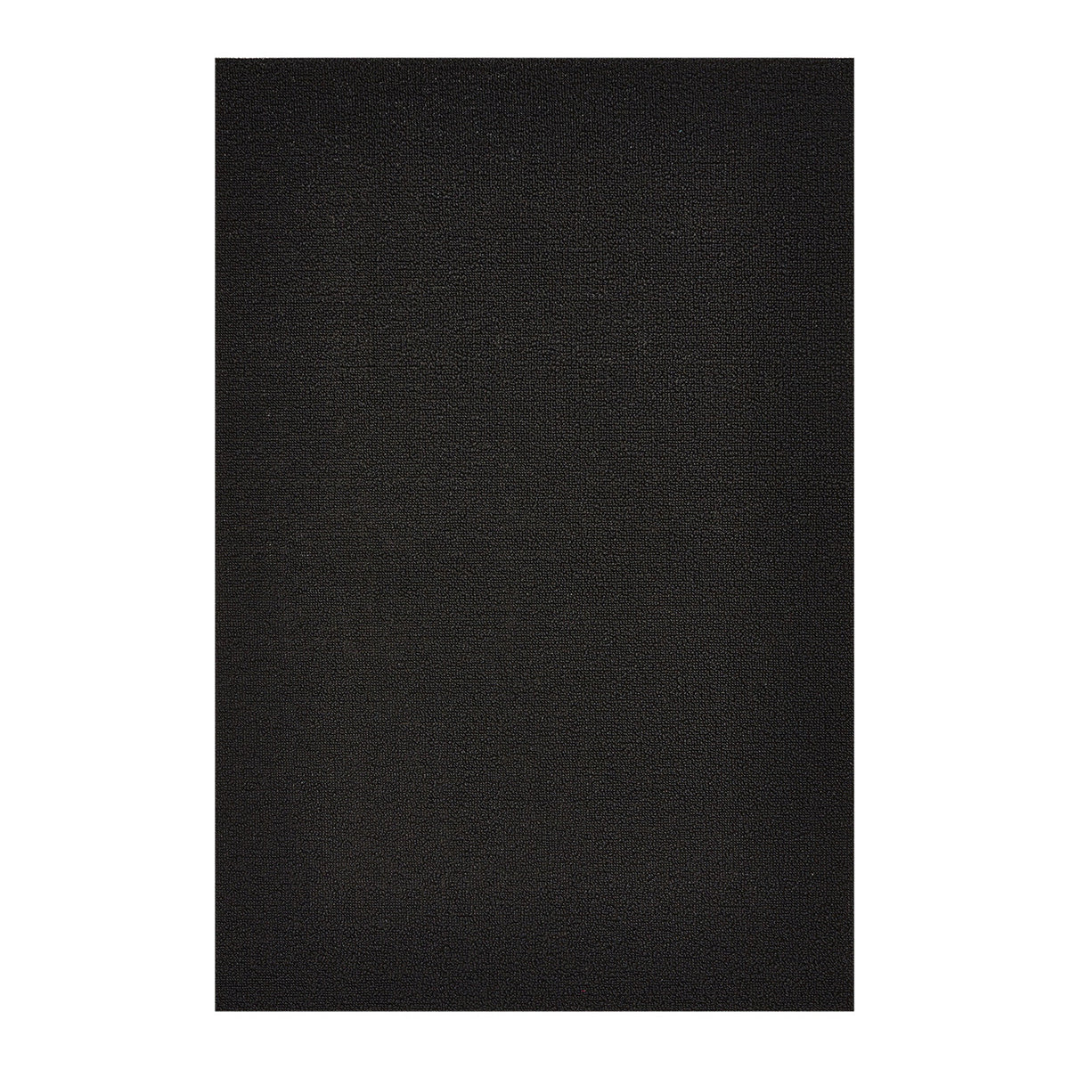 Chilewich deurmat Solid Black, van bovenaf gezien