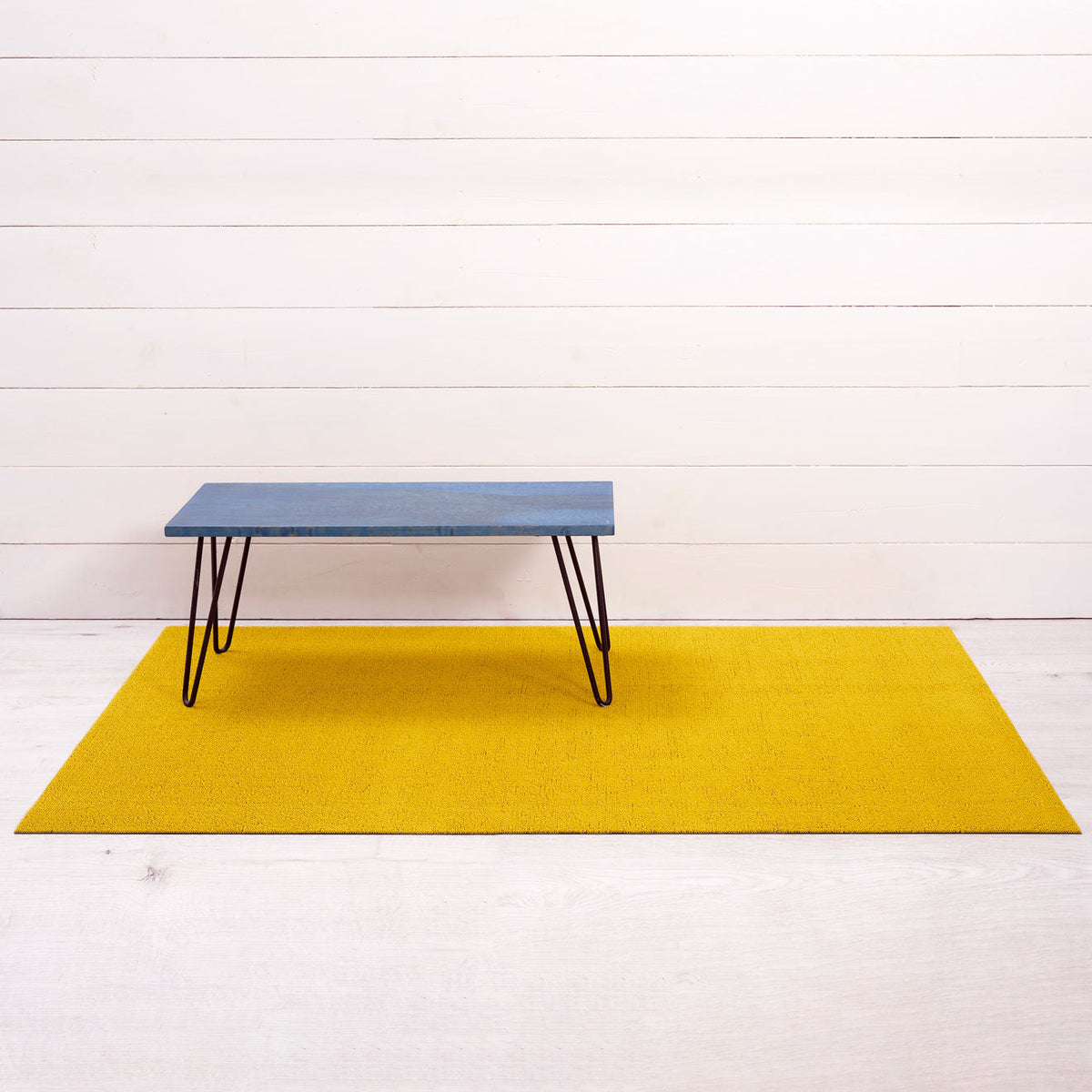 Chilewich Solid Canary als big mat van 91 x 152 cm