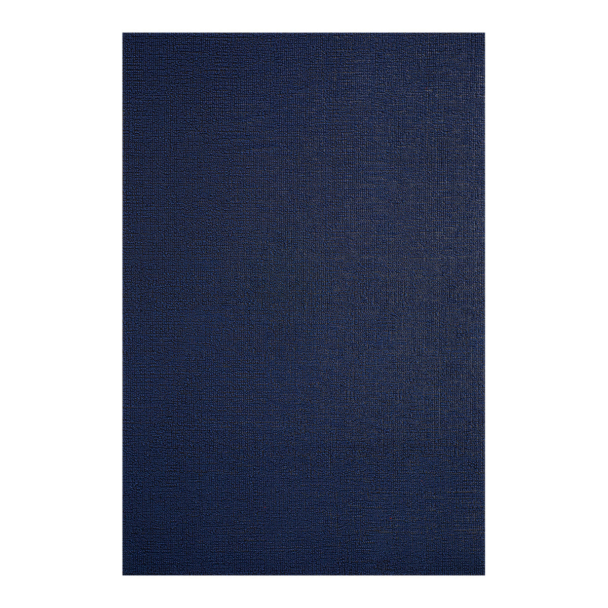 Chilewich deurmat Solid Indigo, van bovenaf gezien