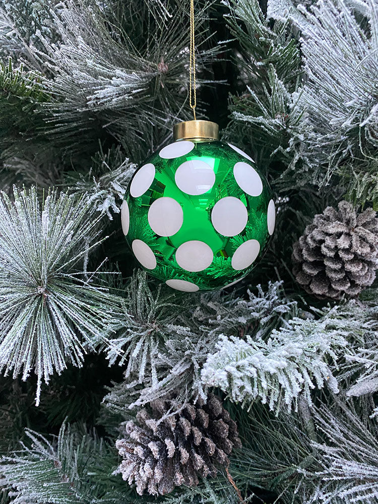 Delight Christmas Bauble 3 Green