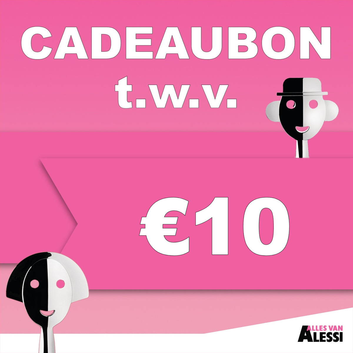 Cadeaubon Alles van Alessi ter waarde van €10