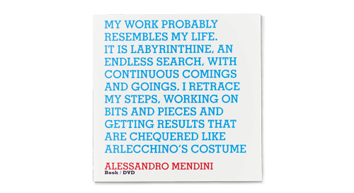 Alessi Design Interviews MENDINI, book/dvd with interview text on cover