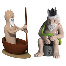 Alessi Caronte e Minosse figurine set, two figures, last piece