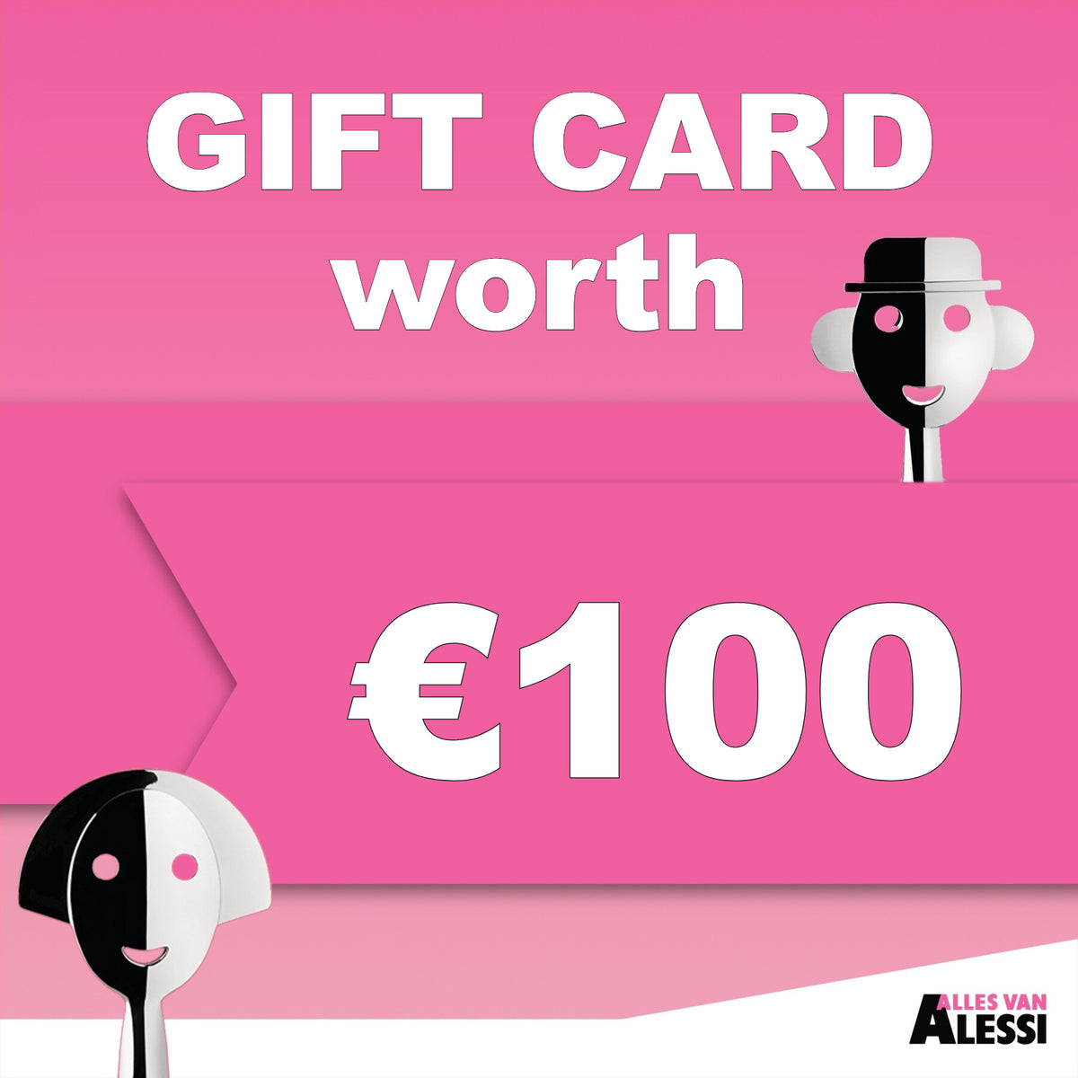 Alles van Alessi gift card worth €100