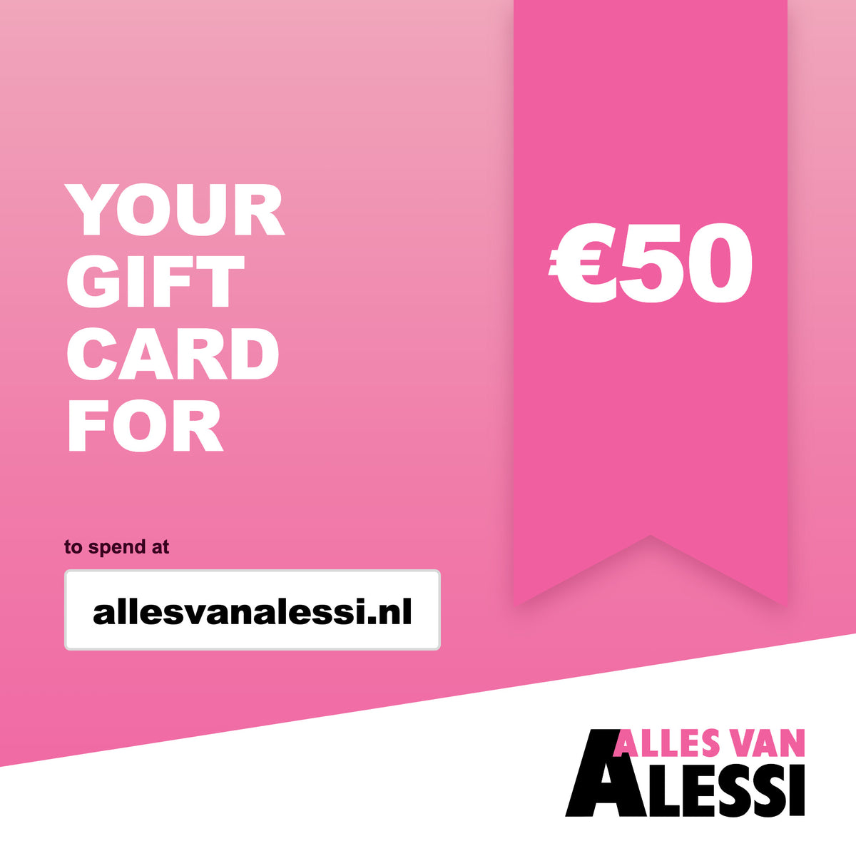 Everything from Alessi gift card worth €50