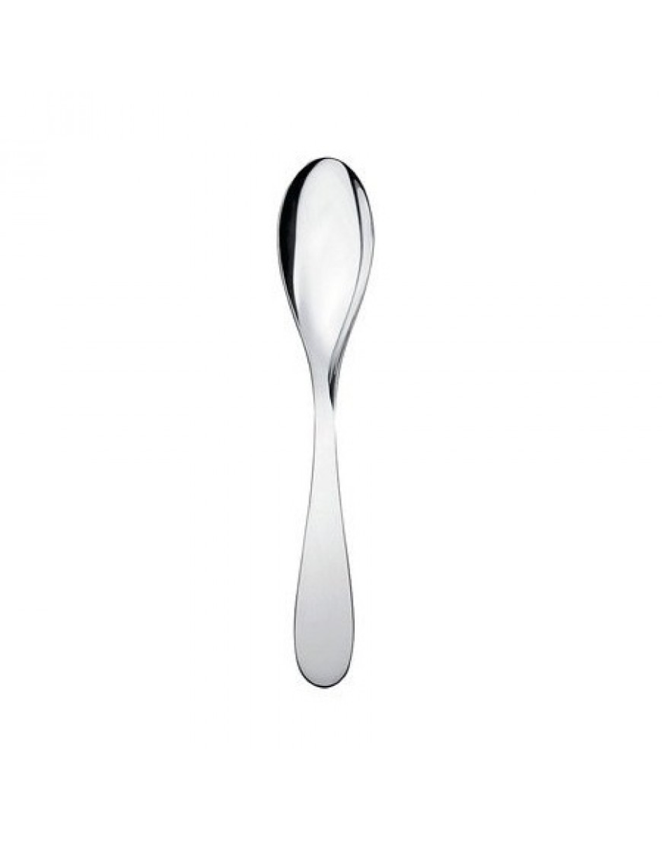 Alessi Eat.it koffielepel, bestek in glanzend rvs, ontwerp Wiel Arets