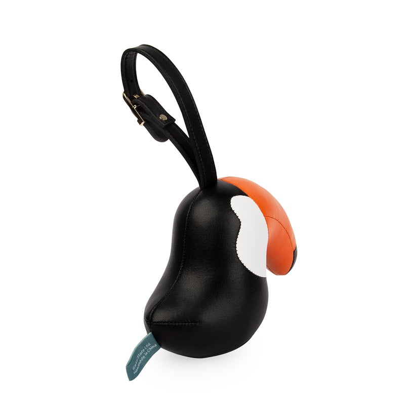 Zuny Toekan Toco Zwart tassenhanger