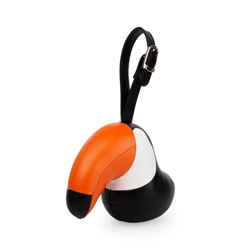 Zuny Toekan Toco Zwart tassenhanger