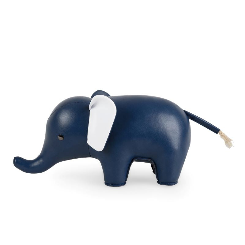 Zuny Olifant Blauw boekensteun