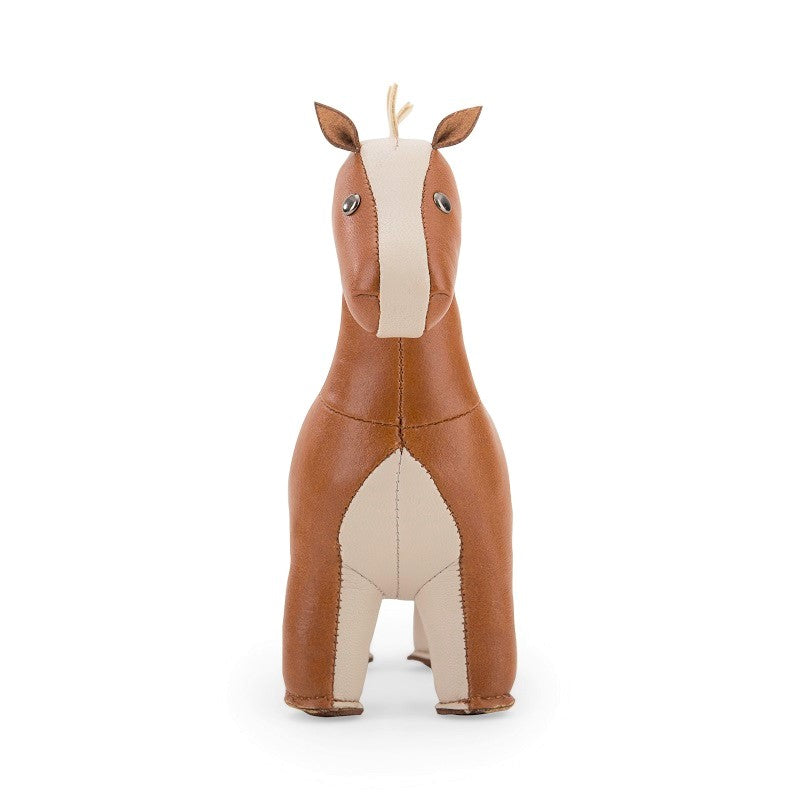 Zuny Paard Head Up Bruin paperweight