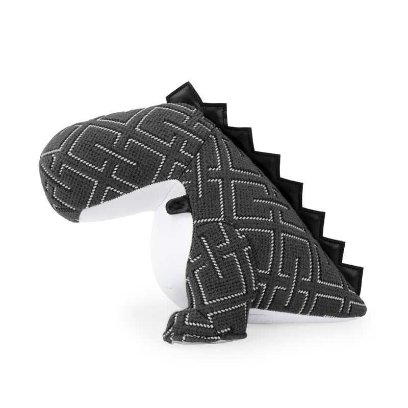 Zuny Dino Bobo Kvadrat Grid Donkergrijs