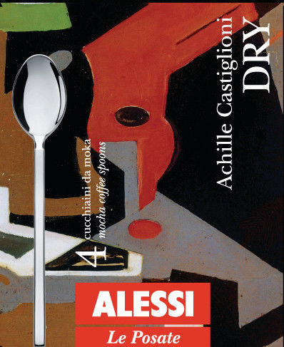 Alessi DRY,4 MOCHA COFFEE SPOON SET
