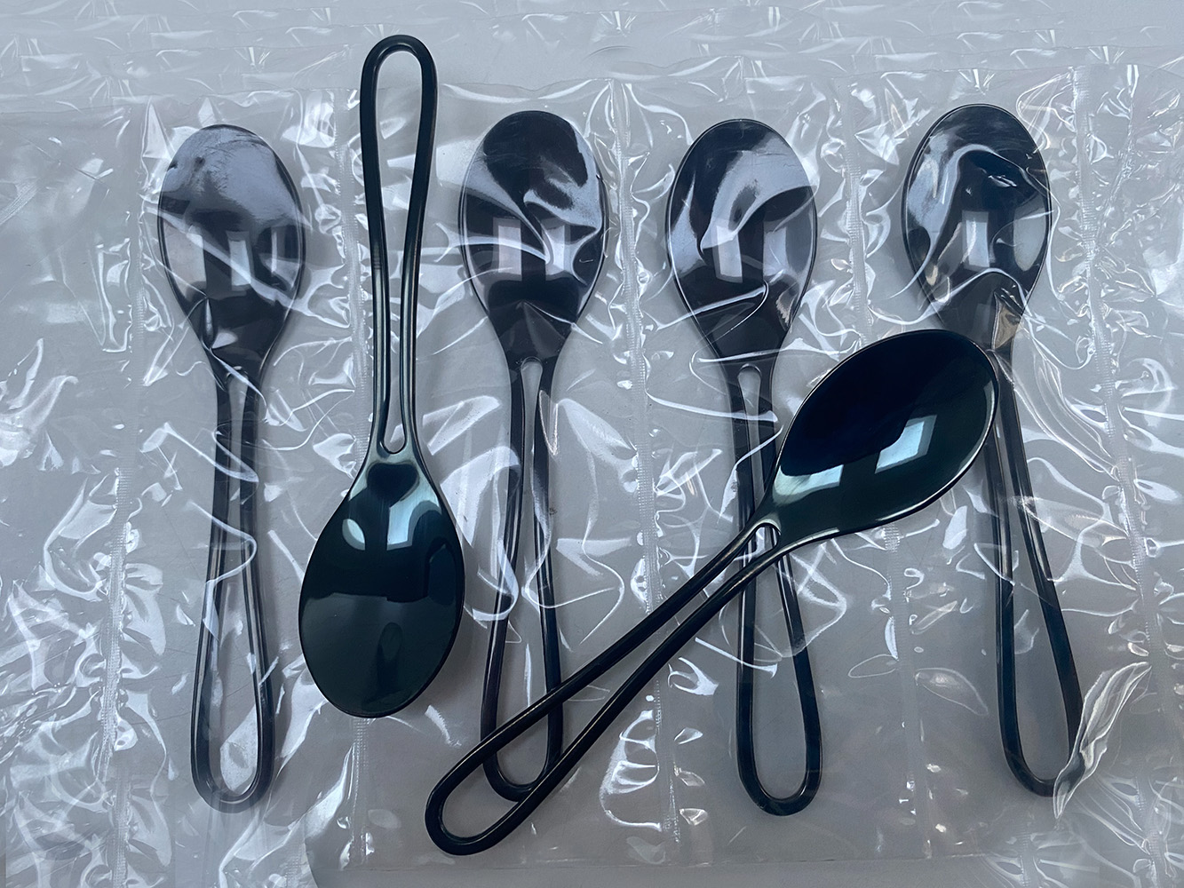  Black Espresso Spoon-Set