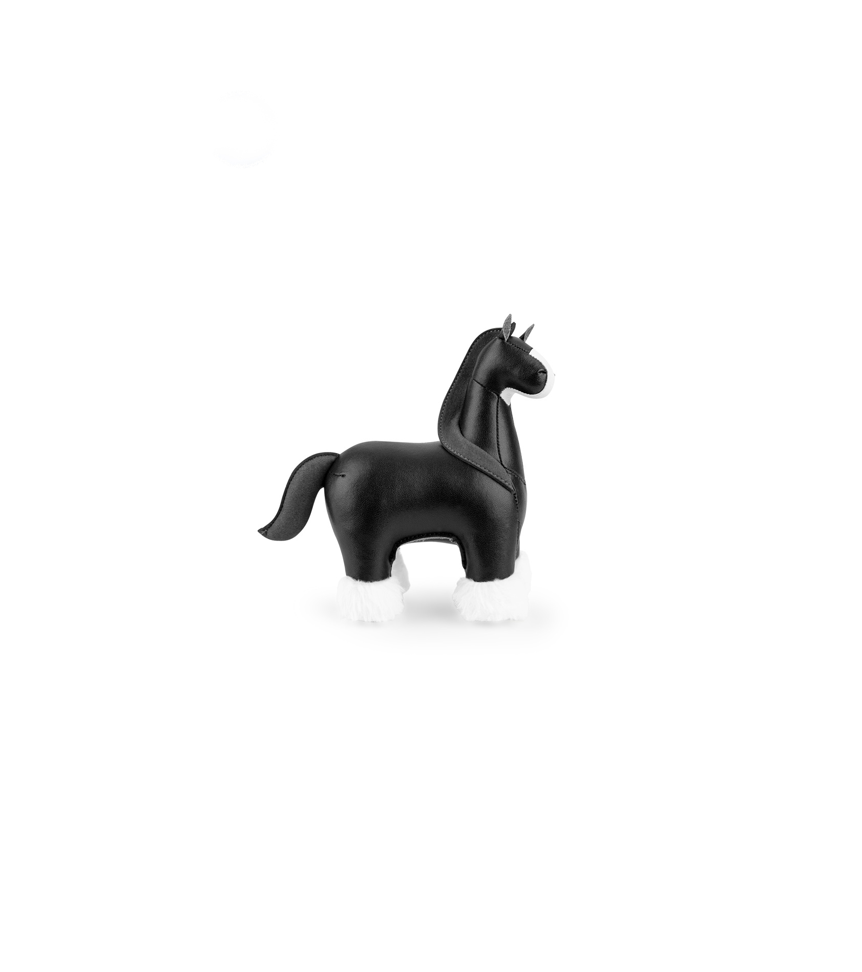 Zuny Shire Trekpaard Zwart Paperweight