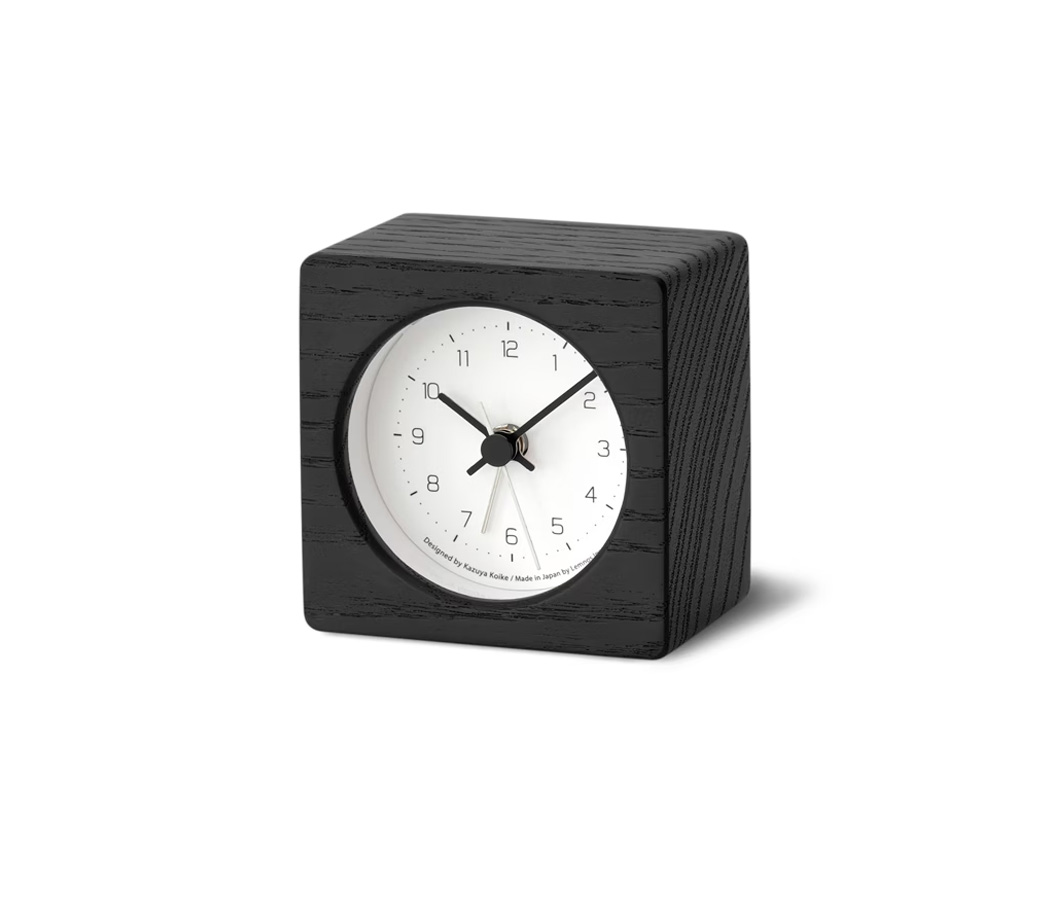 Lemnos Neut Alarmklok Zwart