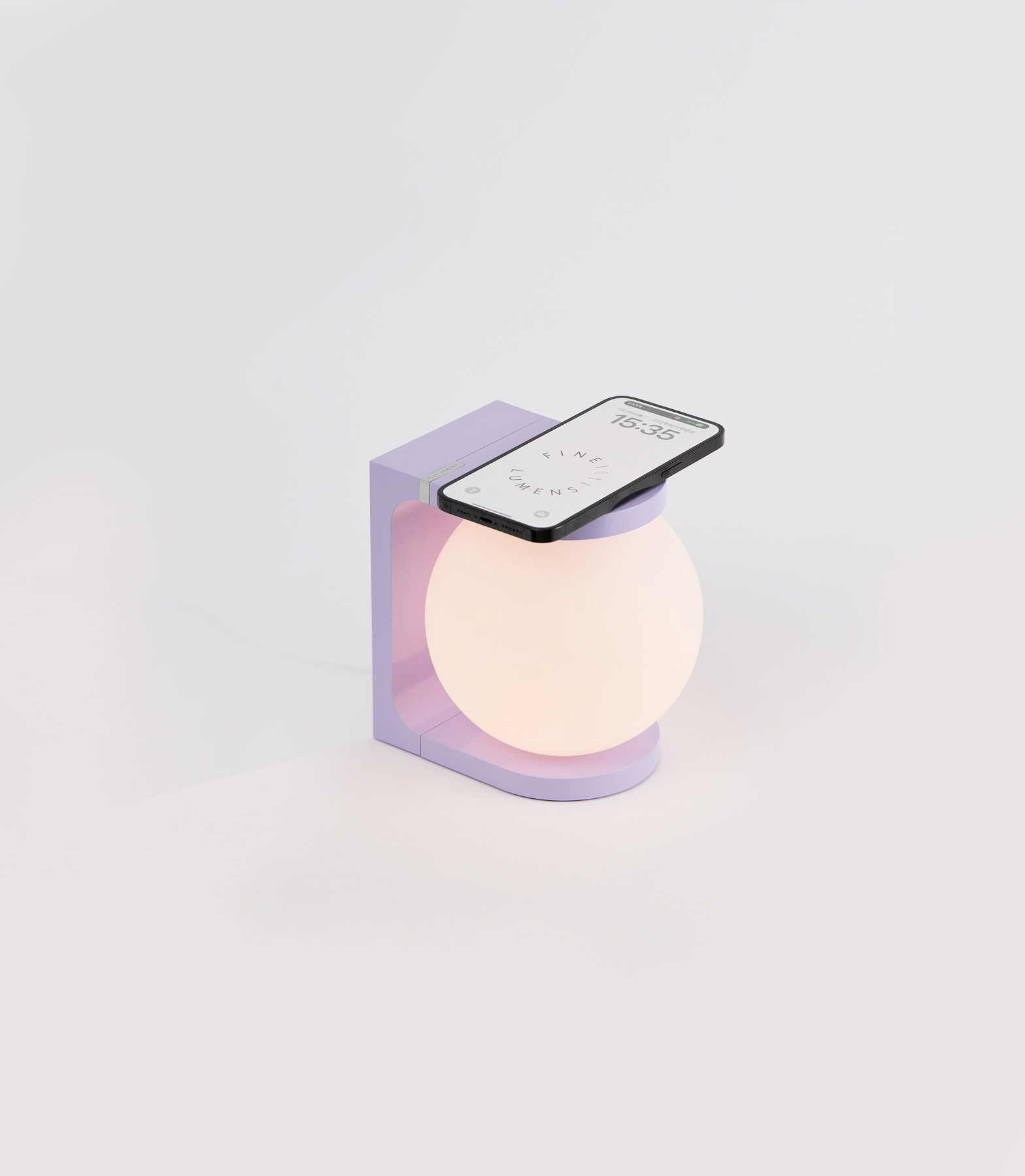 Fine Lumens Plat Max tafellamp Lavendel